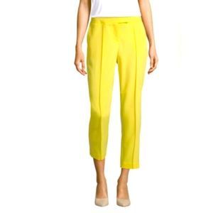 Worthington Womens Ankle Pant Yellow size 6